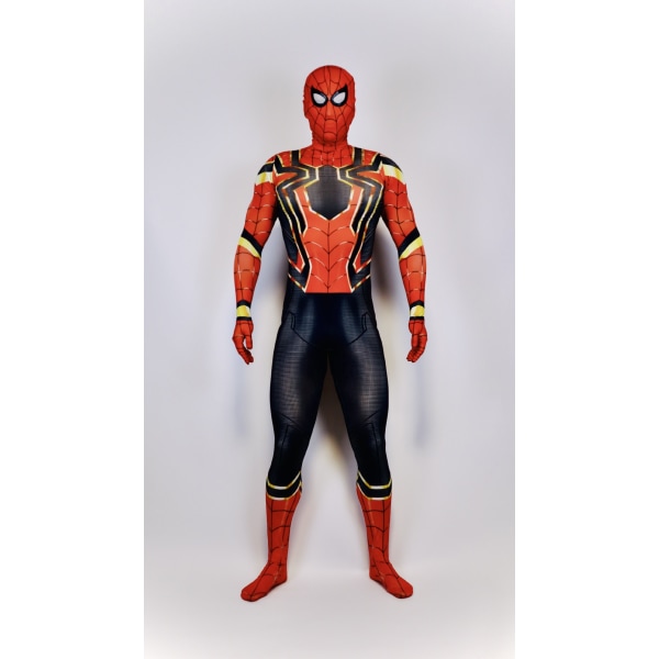 Mub- Aikuisille ja lapsille tarkoitettu Spider Man Cosplay -asu Halloween-asu Bodysuit Marvel Superhero -asu 6 180cm