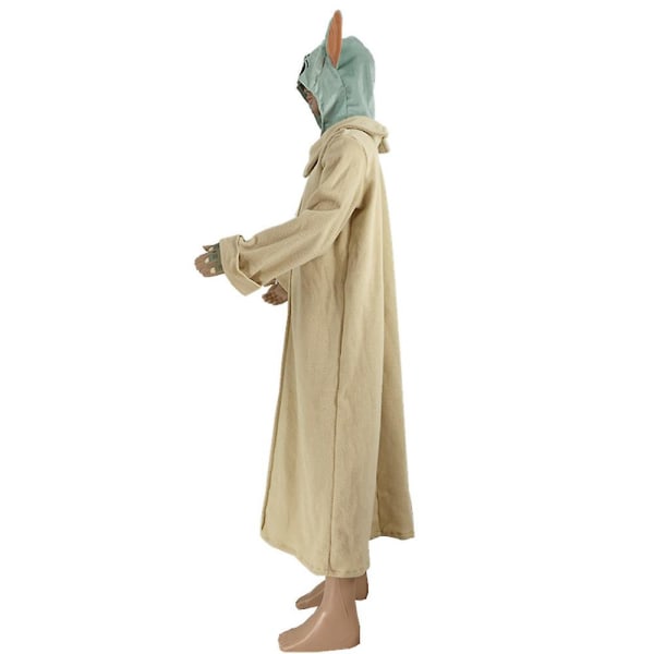 3-10 år Star Wars The Mandalorian Baby Yoda Cosplay-kostymer for barn -a 5-7 Years