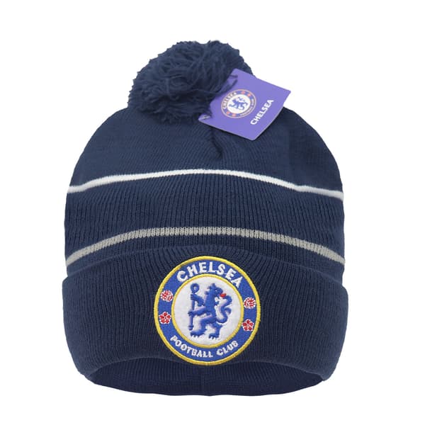 Xbi- Efterårs- og vinterfodboldklub strikket hue Chelsea