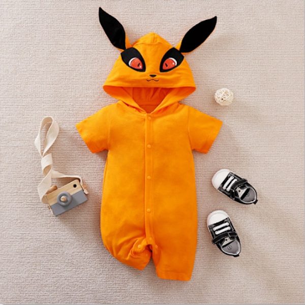 Mub- Custom kids cosplay clothing 0-1 year old baby one-piece Japanese anime cosplay baby clothes personality romper costume 026 66 size