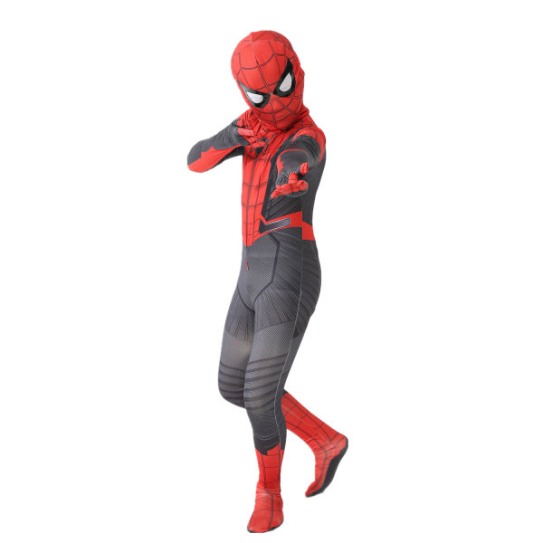 Mub- Punainen Musta Spiderman-asu Hämähäkkimies-asu Hämähäkkimies-asut Lapset Lapset Hämähäkkimies Cosplay-vaatteet halloween-asu A 110