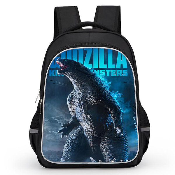 Godzilla Print Skoleveske Barn Vanntett Ryggsekk #1 3 M