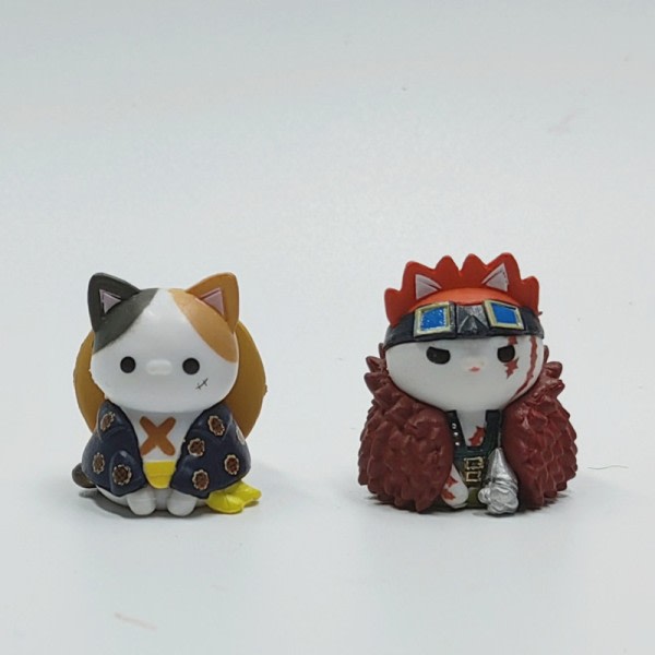 8 bit Cat Cos Figur Enel Doflamingo Kid Figur 4cm Mini Kawaii Rolige Dukker Modell