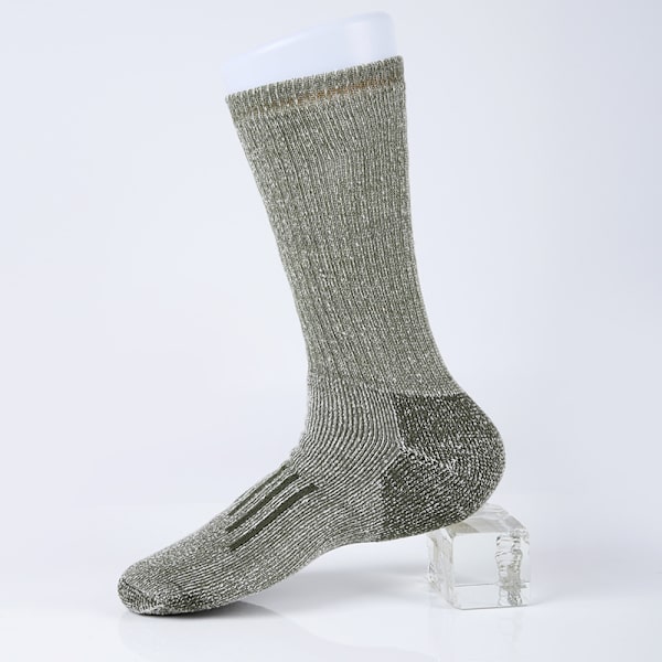 Mub- 4 pairs Utomhus ullstrumpor mäns höst och vinter förtjockade varma strumpor, vandringsstrumpor, halkfria andningsbara utomhussportstrumpor