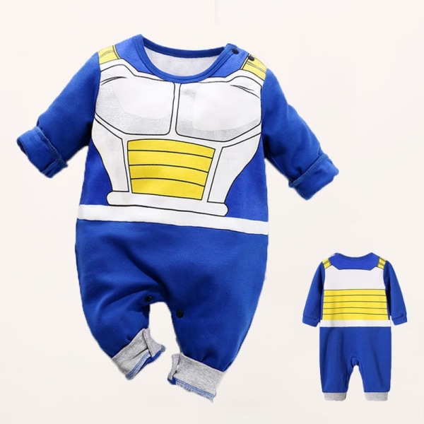 Mub- Tilpasset cosplay-klær for barn 0-1 år gammel baby heldress japansk anime cosplay babyklær personlighet romper-kostyme 010 73 size