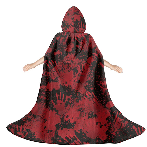 Mub- Populær Oversize Cowl Outfit Print Flere Mønstre Børns Halloween Kappe Til Kostumefest Vær et yndigt Barn ZXQFE3039F57-1 L