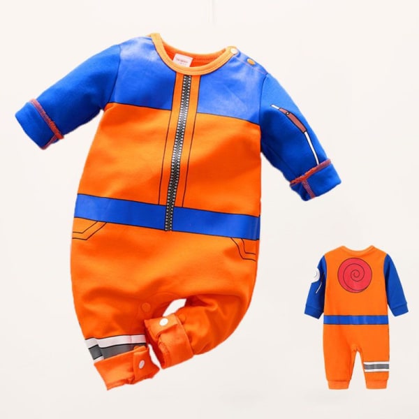 Mub- Tilpasset cosplay-klær for barn 0-1 år gammel baby heldress japansk anime cosplay babyklær personlighet romper-kostyme 002 59 size