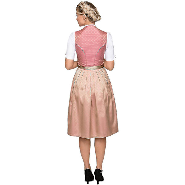Oktoberfestin oluttyttöasut - Saksan Baijerin perinteinen naisten Oktoberfestin dirndl-mekko-sswyv -a Blue XL