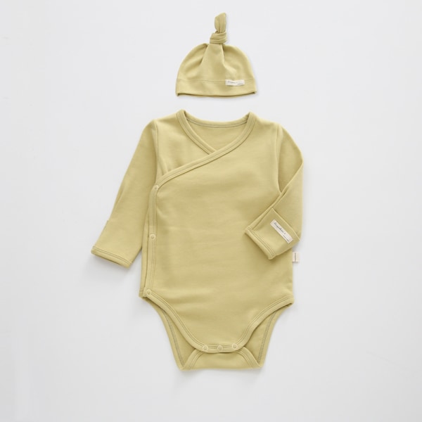 Mub- Tilpasset design Økologisk bomull Bambus Babyklær Baby Boy Romper Unisex Onesie Lang Ermet Myke Klær Baby Body 01 90cm