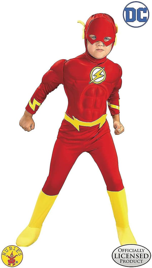Børns The Flash Superheltekostume Børn -a 5-6Years