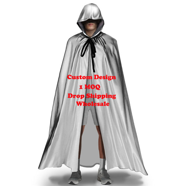 Mub- Popular Oversize Cowl Outfit Print ultiple Pattern Children's Halloween Cloak At Costume Party Be a Lovely Child ZXQFE3048F57-1 M
