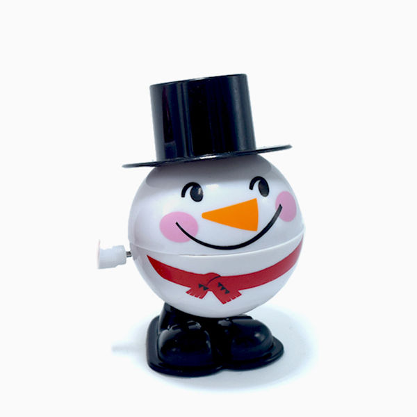Xbi- Söt slingrande urverk bobblehead walking leksak julklappar Ny snögubbe