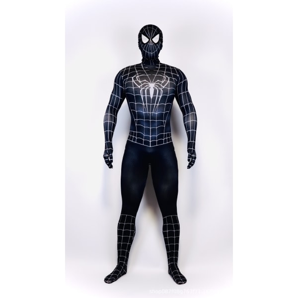 Mub- Aikuisille ja lapsille tarkoitettu Spider Man Cosplay -asu Halloween-asu Bodysuit Marvel Superhero -asu 1 190