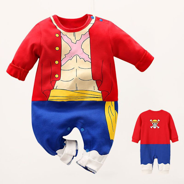 Mub- Custom kids cosplay clothing 0-1 year old baby one-piece Japanese anime cosplay baby clothes personality romper costume 003 80 size