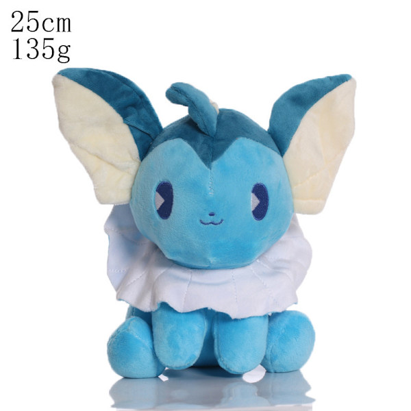 Xbi- 8 tums söt tecknad älva docka plysch leksak 8-tums Q-version av vatten Eevee