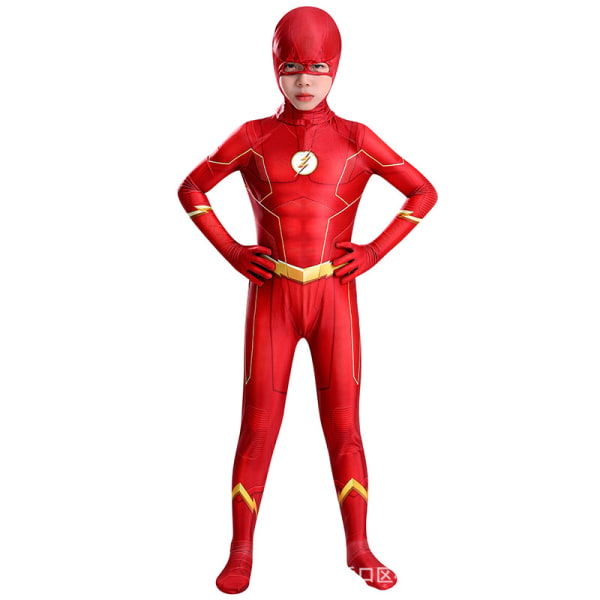 Flash cos klær film og tv-karakterer tight jumpsuit cosplay klær sceneklær, Halloween, fest  cm 150