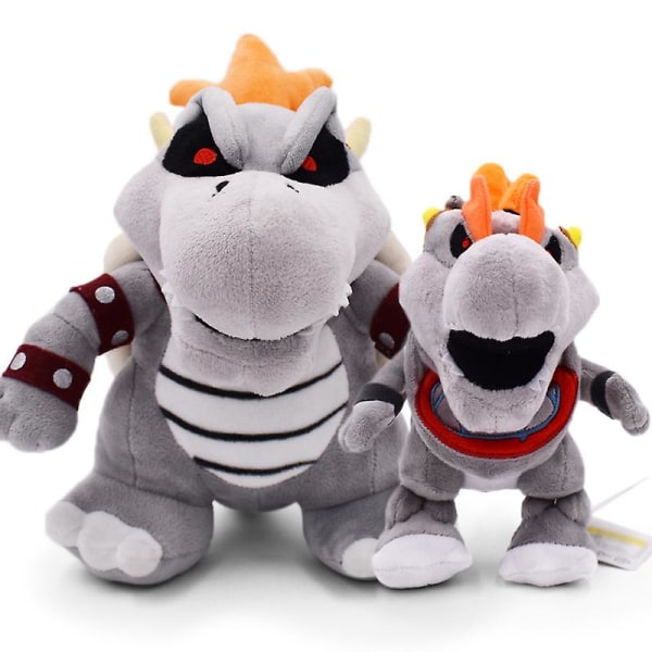 Super Mario Bros. Dry Bowser Bones Koopa Plysch Doll Animal Stuffed 18cm Style A