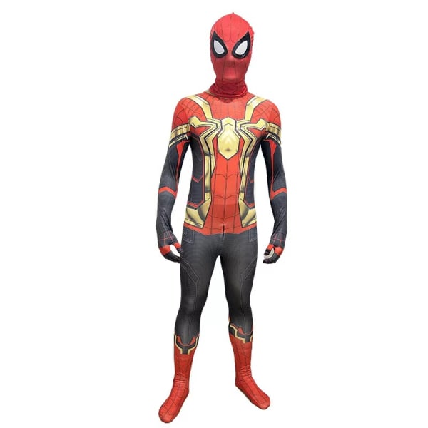 Mub- Halloween Cosplay Costume Newest Fancy Spider Man Spiderman Costume Fancy Jumpsuit Adult And Children Red Black Cosplay Clothes 03 170cm 4XL