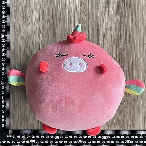 Xbi - Squishmallow Pehmolelu Eläin Tyyny Yksisarvinen Pöllö Elefantti 20cm pink unicorn wings