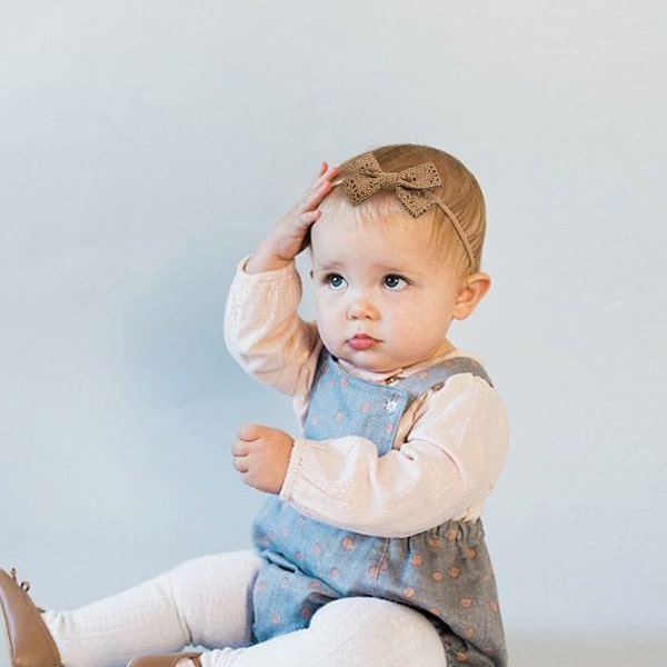 8-pack R Baby, One Size Baby Pige Hårbånd Hårbånd B - -i