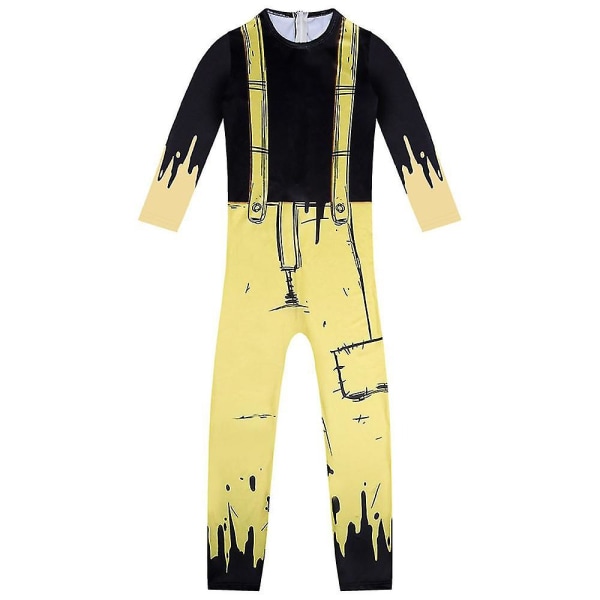 Kid Boys Bendy &amp; The Ink Machine Costume Halloween Cosplay Fancy Dress Up Tmall 7-8 Years