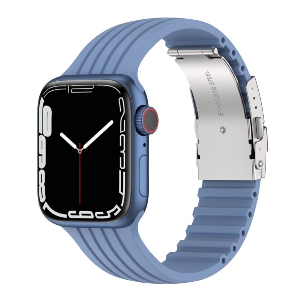 Watch för Apple Watch 7 SE 6 5 4 3 2 GRÅ 42/44/45MM -i grey 42/44/45MM-42/44/45MM