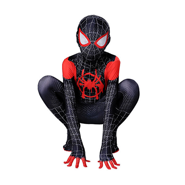 Mub- Spider Man Kostyme  Fantasia Kids Anime  Superhelt Kostyme Anime Miles Morales tv&film kostyme S6 150 CM
