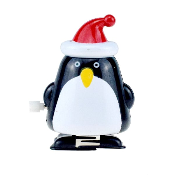 Xbi- Söt slingrande urverk bobblehead walking leksak julklappar Feta pingviner