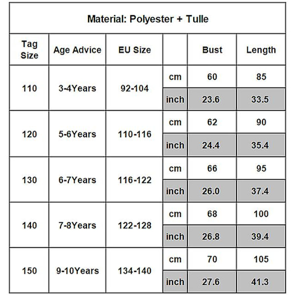 Snow White Princess Cosplay Costume Cape Dress Kids Girls Halloween Performance Party Fancy Dress -a 5-6 Years