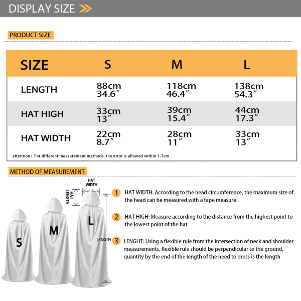 Mub- Popular Oversize Cowl Outfit Print ultiple Pattern Children's Halloween Cloak At Costume Party Be a Lovely Child ZXQFE3038F57-1 M
