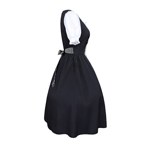 Naisten Oktoberfest-asu - Baijerilainen oluttyttö Drindl Tavern Maid -mekko Uusi -a 4XL