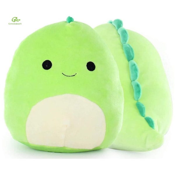 Mub- Greenmart  New Cute Soft Body Fat Dinosaur Action Figure Custom Plush Toy Dinosaur Toy Children's Holiday Gift Manufacturer Orange 20cm