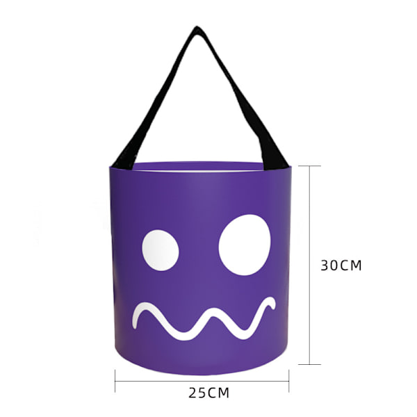 Mub- Uusi Halloween-karkkipussi, kannettava kurpitsakarkkipussi, juhlan erikoistarjous, erikoinen Halloween-pussi Purple