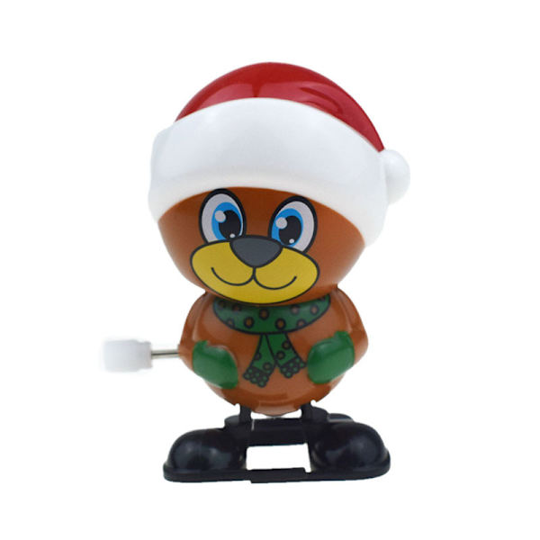 Xbi- Söt slingrande urverk bobblehead walking leksak julklappar Q-versionen av brunbjörnen