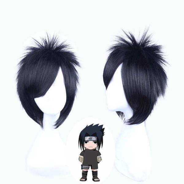 Mub- Engros japansk anime topp cosplay japanske ninja kostymer anime Uchiha asuke cosplay kostyme Wig only S