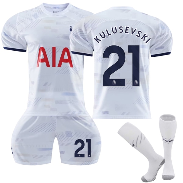 2023-2024 Tottenham Hotspur hjemmefodboldtrøje til børn nr 21 Kulusevski 22