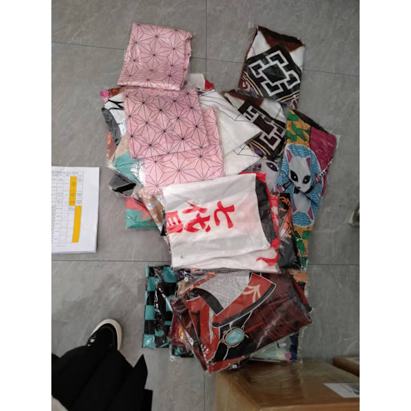 Mub- Styles Demon Slayer: Kimetsu no Yaiba Cosplay 3D-tulostus Haori Anime Kimono Viitta Anime-sarjakuva Vaatteet 20 XL