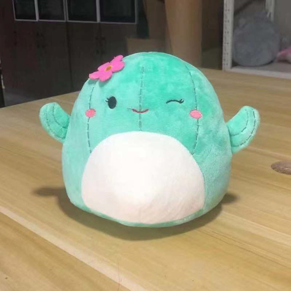 Mub- Plysch squishmallow dinosaurie leksak docka barn semester födelsedagspresent cactus