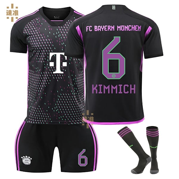 Mub-2324 FC Bayern Tröjor Fotbollströjor 6 KIMMICH L