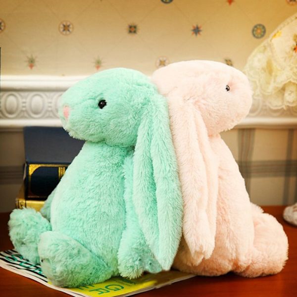 Mub- Botu Easter Day Gift Bunny Animated Plush Toy Babies Kids Boys Girls Exclusive soft long ear Easter Bunny Rabbit Stuffed Animal Red 70cm