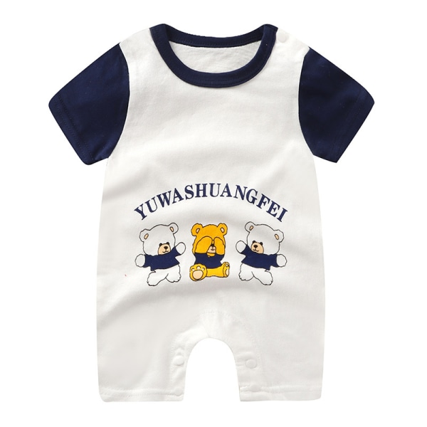 Mub- Wholesales Summer T-shirt Bubble Romper Baby Onesie 100% Cotton  Boys Clothes New Born  Rompers #22 90cm