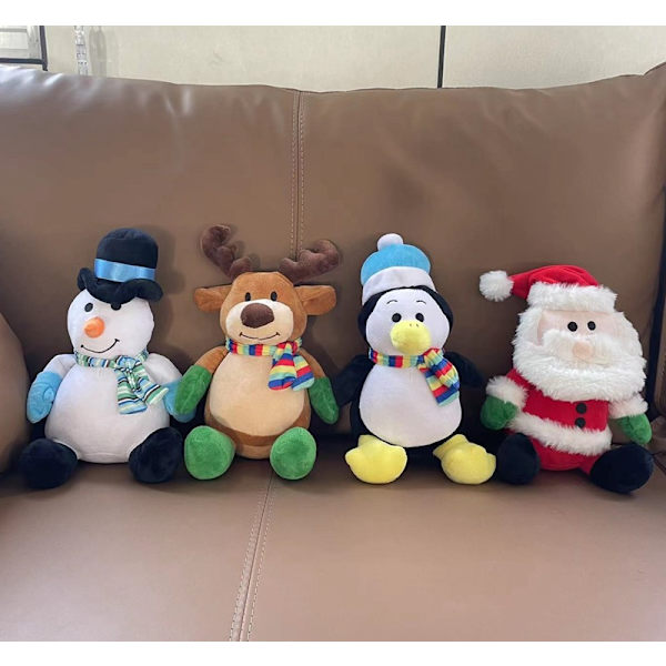 Mub- Plysch Leksaker Docka Docka Jul Rådjur Jul Pingvin Docka Gåvor Snögubbe Docka Christmas penguins