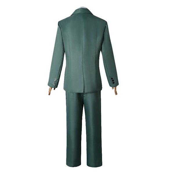 Mub- Anime  Cosplay Spy X Family Costumes Twilight Green Outfit Men's Suit Halloween Carnival Shirt Tie Vest Blond Wig Set Loid Forger 2 XL