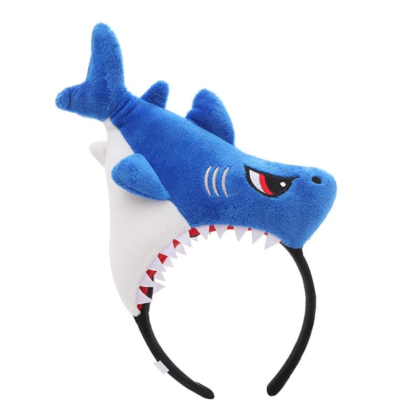 2 st Creative Shark Shape Huvudbonader Barnfest Pannband (f