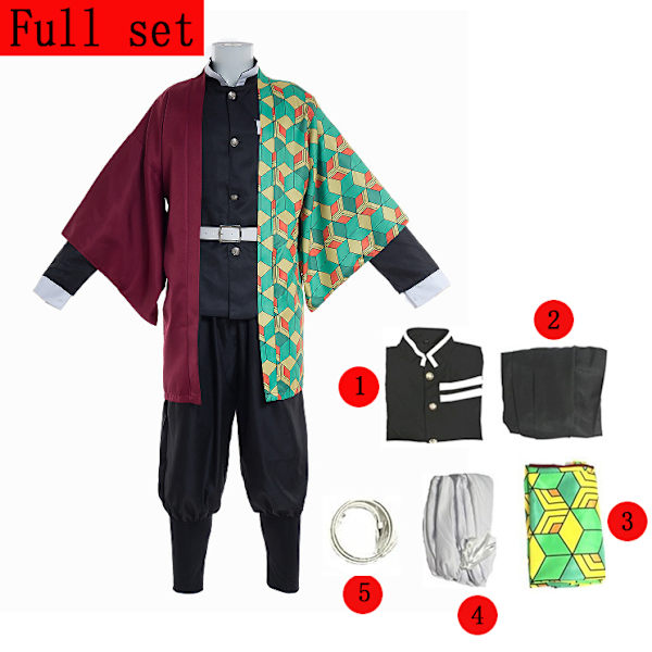 Mub- New Design Japanese Anime Demon Slayer Cosplay Clothes Tanjirou Nezuko Zenitsu  Rengoku Cosplay Costume Tomioka M
