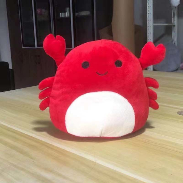 Mub- Plysch squishmallow dinosaurie leksak docka barn semester födelsedagspresent crab