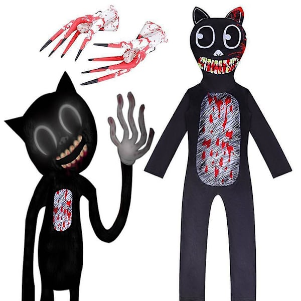 Lasten Siren Head Halloween Cosplay -asuasu Jumpsuit Fancy Dress -a B 9-10 years