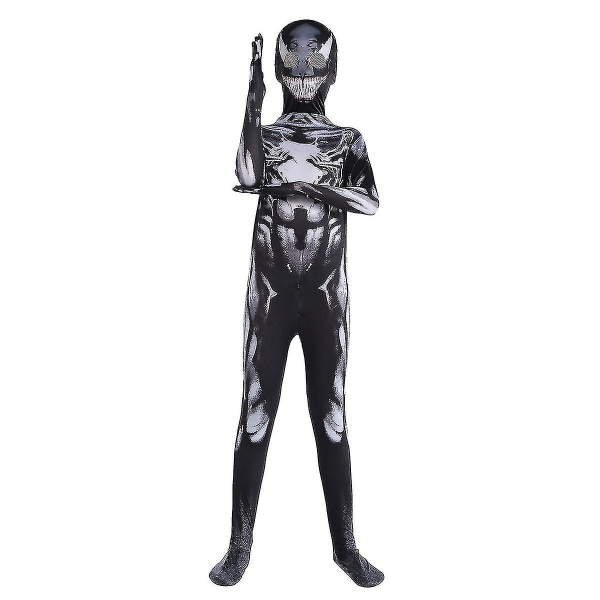 Halloween Expedition Miles Extraordinär Spider Spider! Xia Tight Fitting Elastic Spot Cos Animation Kläder. Miles 150 Black venom 170