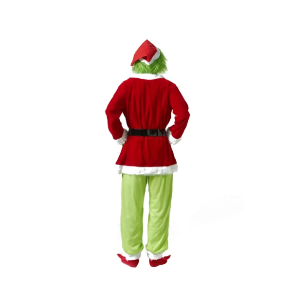 Vuxen Cosplay Kostym, Julgrön Monster Kostym Set .c XL