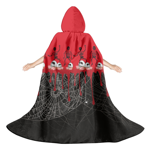 Mub- Popular Oversize Cowl Outfit Print ultiple Pattern Children's Halloween Cloak At Costume Party Be a Lovely Child ZXQFE3038F57-1 M